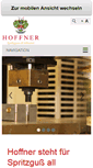 Mobile Screenshot of hoffner-gmbh.de